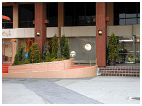 ロゴビジョン投映の様子