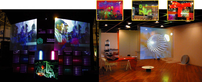 透明スクリーンイメージ