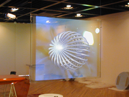 透明スクリーン